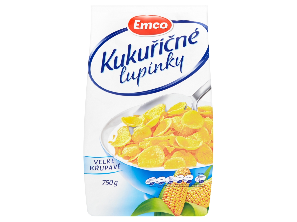 EMCO Kukuričné lupienky 750 g