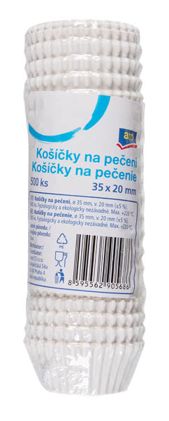 aro Košíčky cukrárske 3,5 x 2,0 cm 500 ks