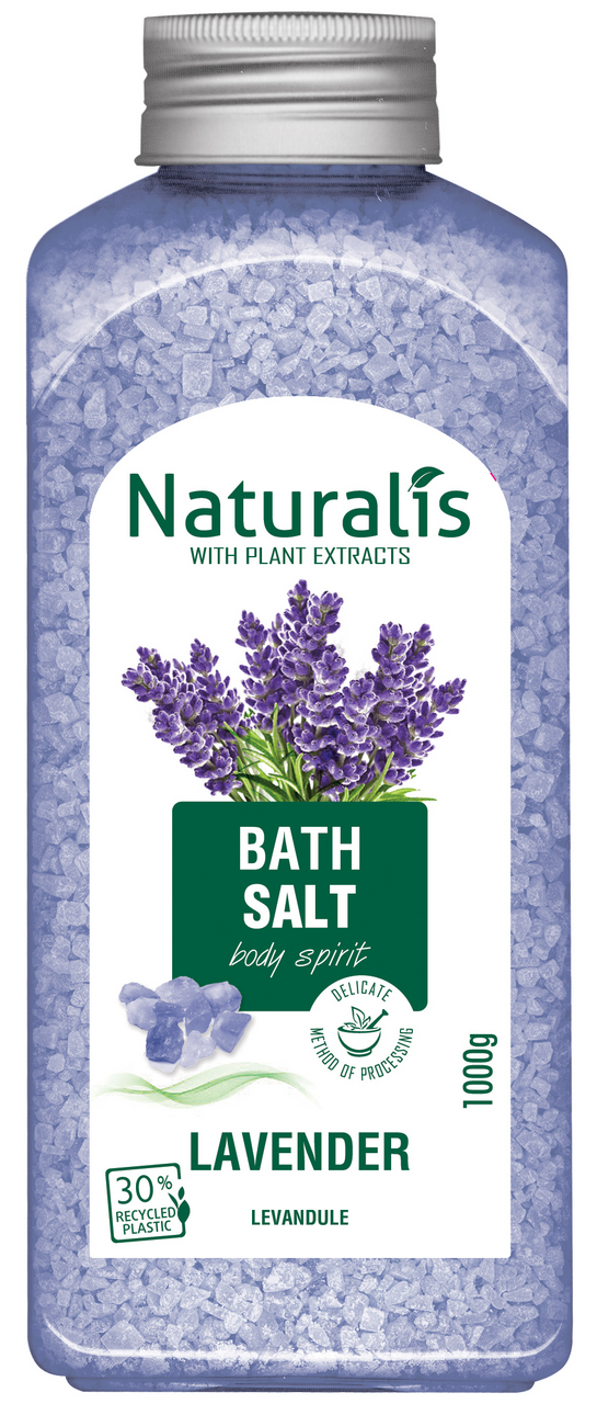 NATURALIS Lavender soľ do kúpeľa 1 kg