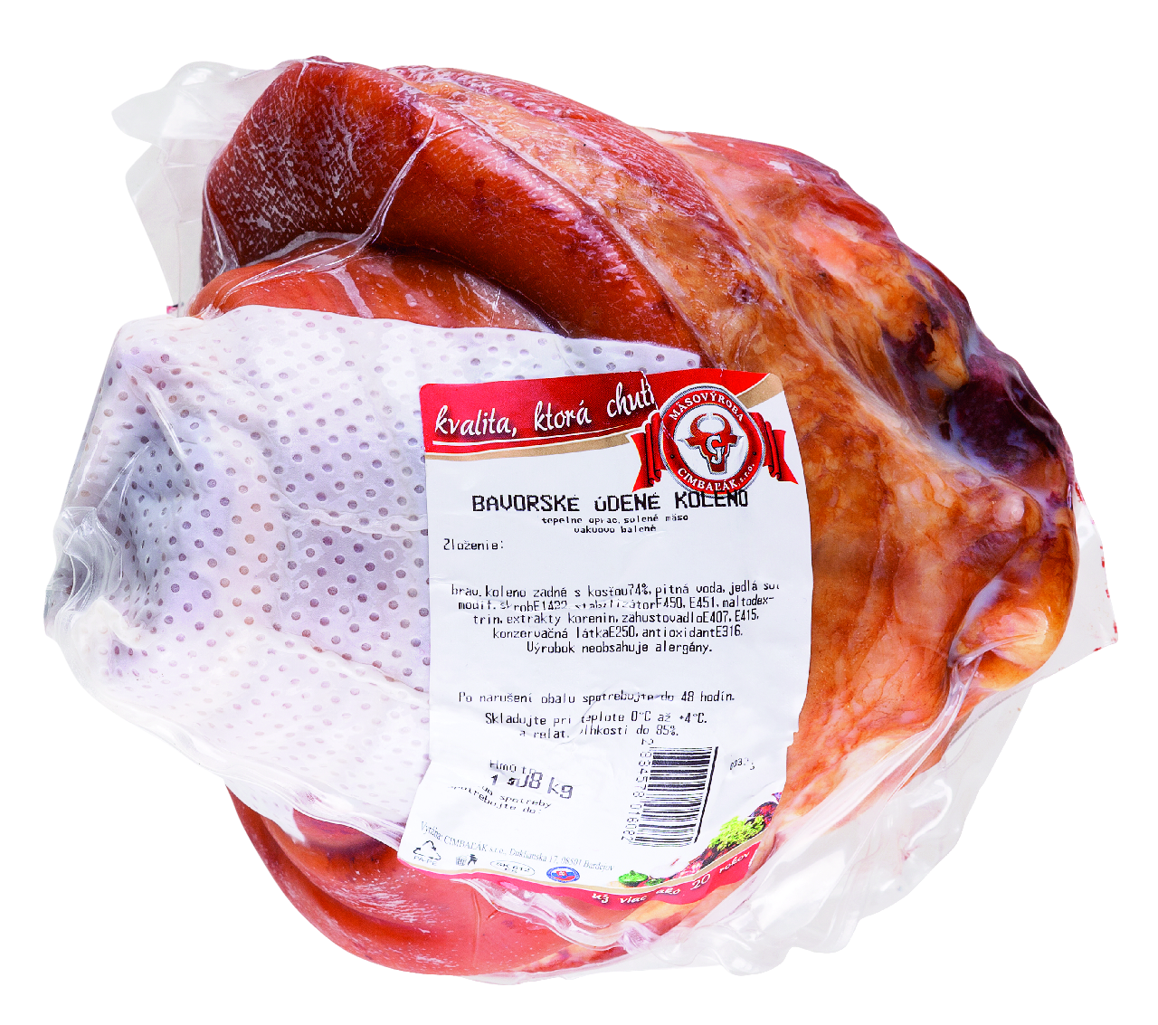 Cimbaľák Bavorské koleno s kosťou údené chlad. váž. cca 1,7 kg