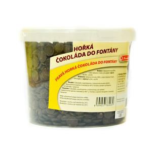 KOVANDOVI Čokoláda do fontány horká 2 kg