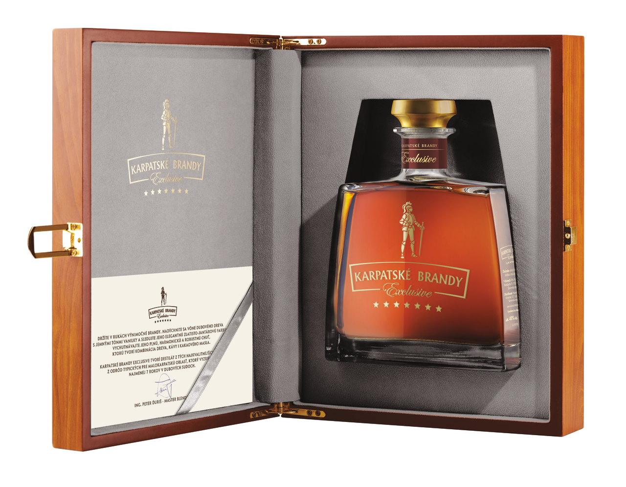 Karpatské brandy Exclusive 40% 700 ml