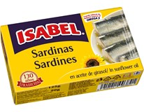 Isabel Sardinky v slnečnicovom oleji 1x125 g