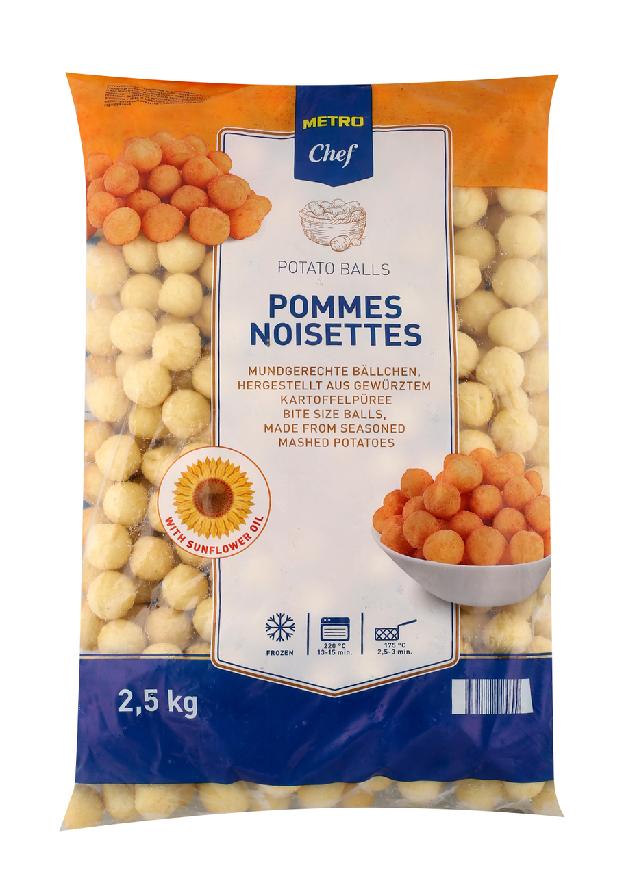 METRO Chef Krokety guľaté mraz. 4 x 2,5 kg