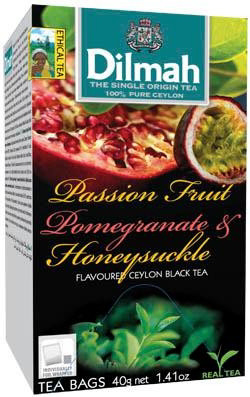 Dilmah Maracuja a granátové jablko čierny čaj 40 g