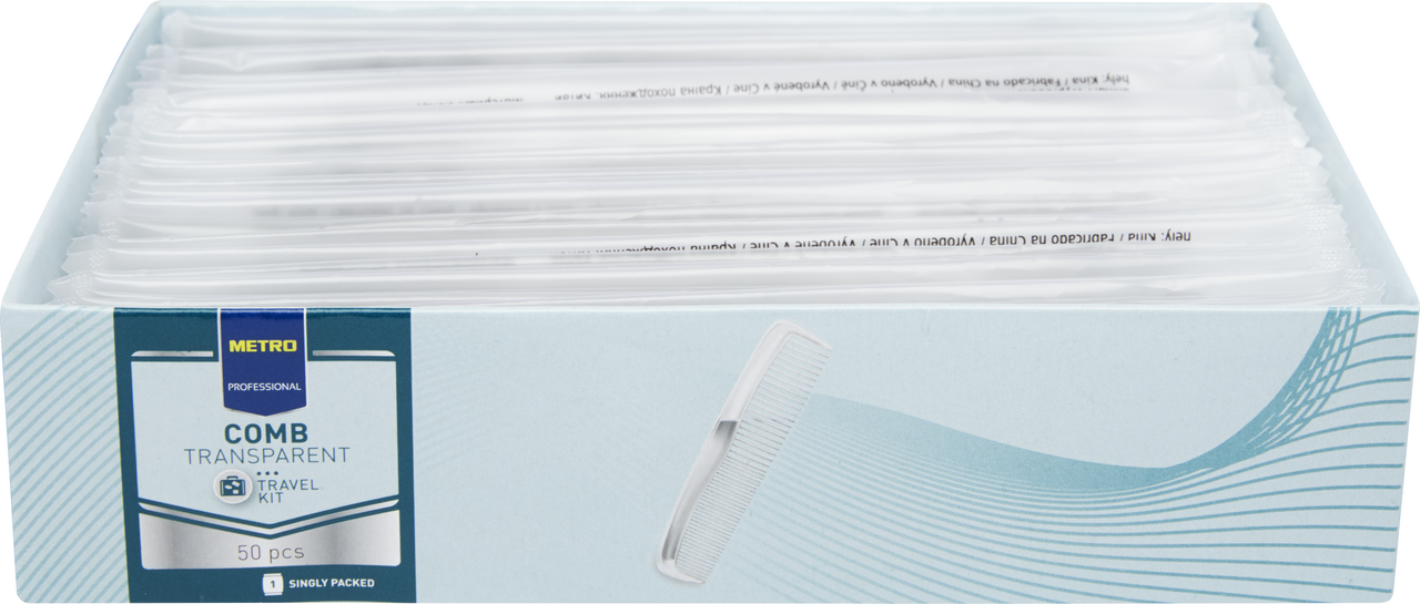 METRO PROFESSIONAL Hrebeň 13 cm 50 ks