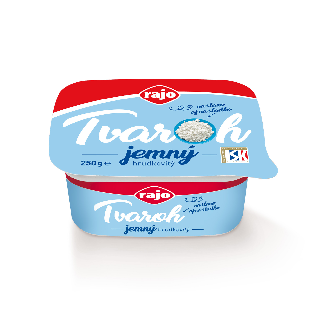 rajo Tvaroh jemný hrudkovitý 2,5 % chlad. 9 x 250 g