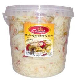 Miešaný zeleninový šalát 5,5 kg