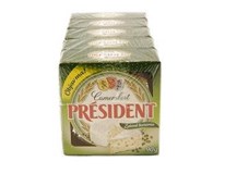 Président Camembert prírodný syr s bielou plesňou chlad. 5x90 g