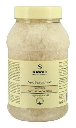 KAWAR Soľ do kúpeľa z Mŕtveho mora 1 kg