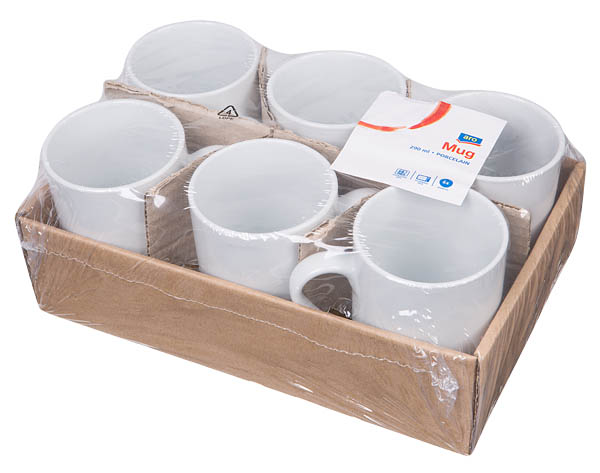 aro Hrnček porcelánový 290 ml 6 ks
