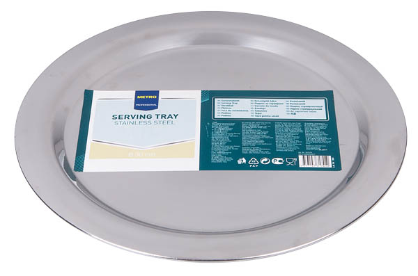 METRO PROFESSIONAL Podnos okrúhly 30 cm nerez 1 ks