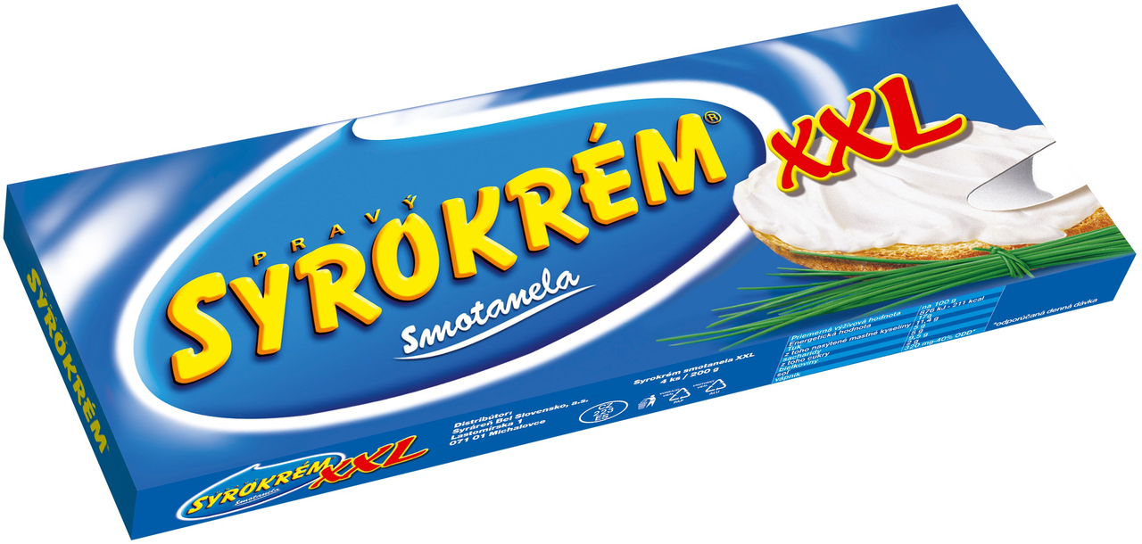 SYROKRÉM Smotanela XXL tuk v sušine 40 % chlad. 200 g