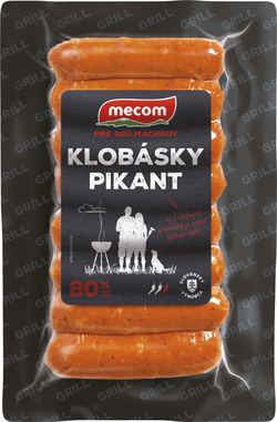 MECOM Gril klobása pikant chlad. 210 g