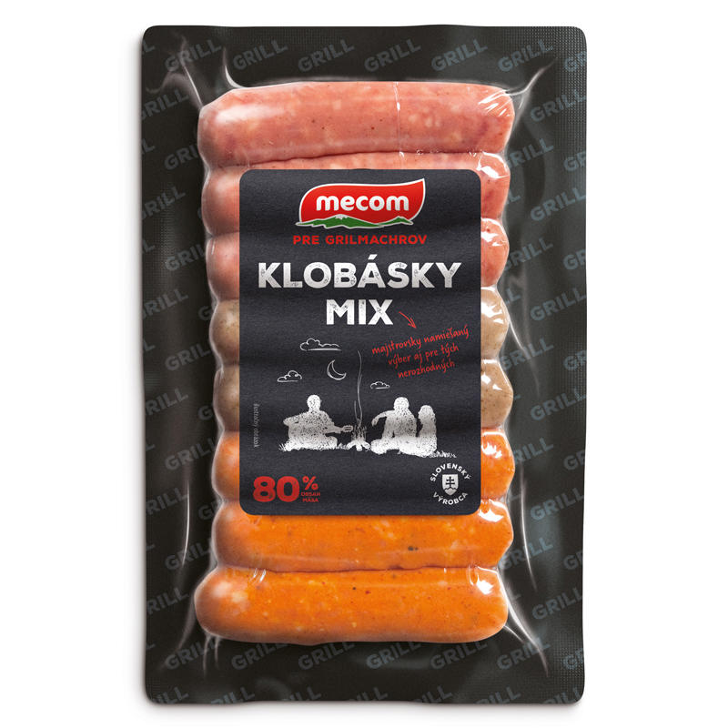 MECOM Gril klobása mix chlad. 210 g