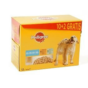 Pedigree Junior s kuracím a morčacím mäsom kapsičky 12 x 100 g