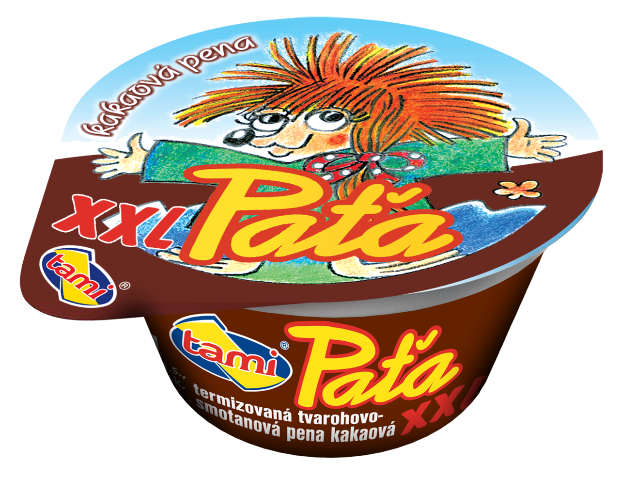tami Paťa tvarohová pena kakaová XXL 6 x 100 g