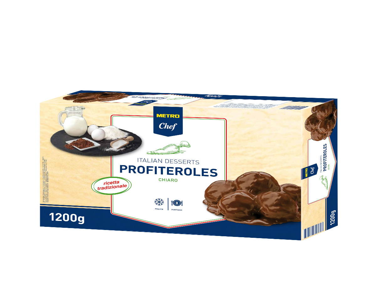METRO Chef Profiteroles chiaro kakao mraz. 1200 g