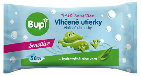 BUPI Vlhčené obrúsky 56 ks
