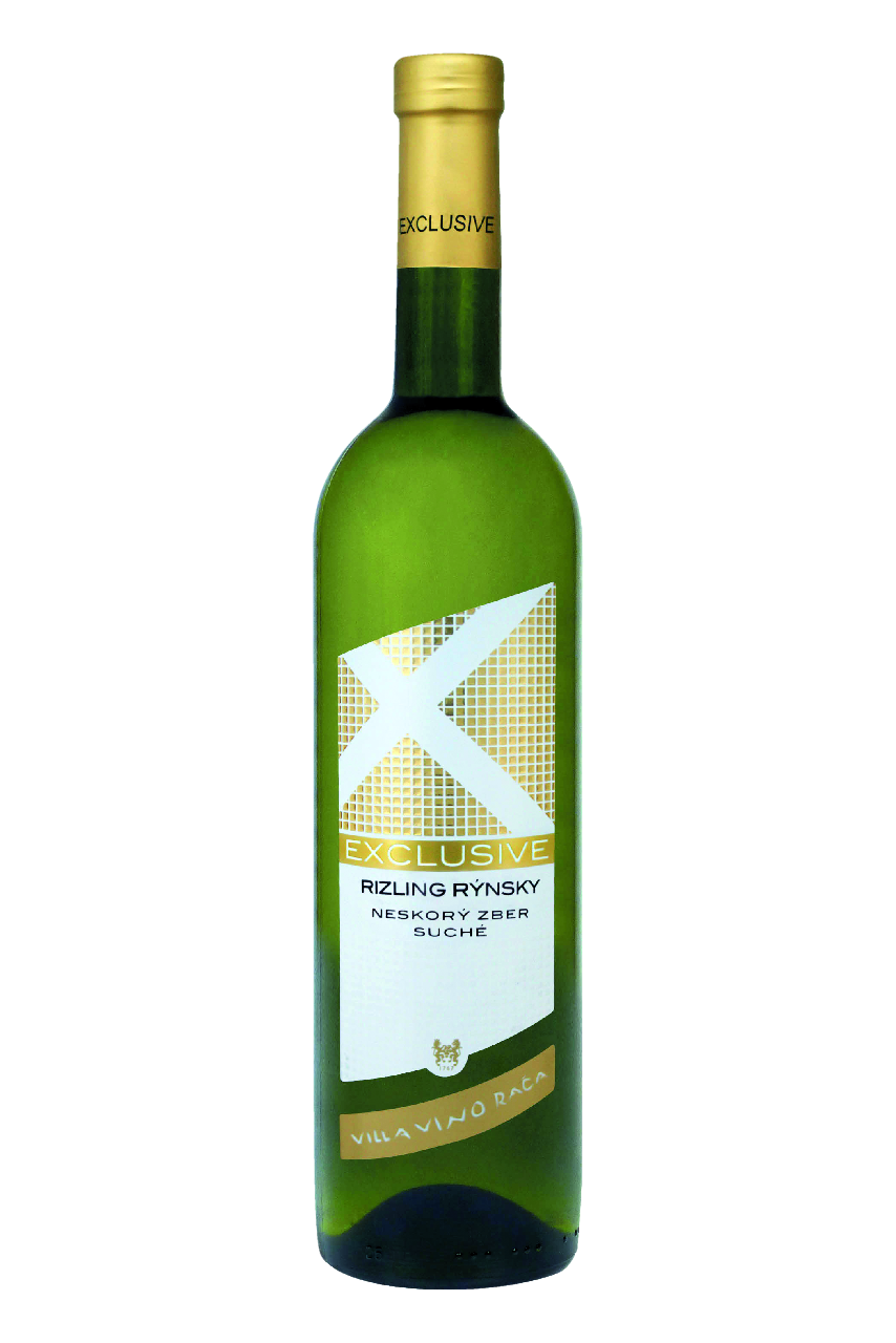 VILLA VÍNO RAČA Exclusive Rizling rýnsky neskorý zber 750 ml