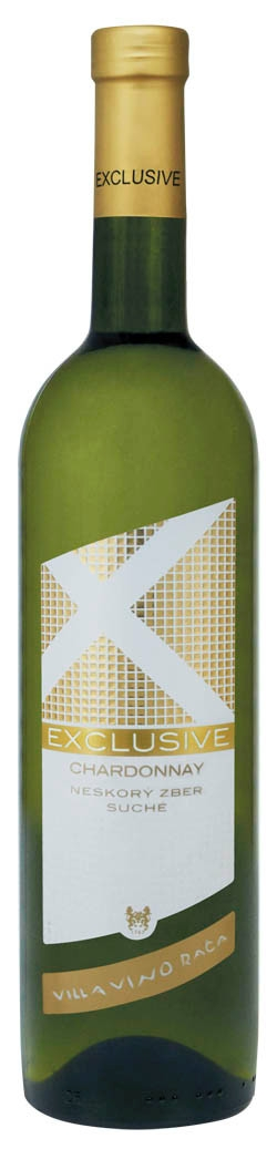 VILLA VÍNO RAČA Exclusive Chardonnay neskorý zber 750 ml