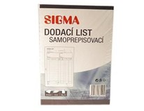 SIGMA Dodací list samoprepisovací A5 50 listov 10 ks