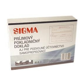 SIGMA Príjmový pokladničný doklad A6 50 listov 10 ks