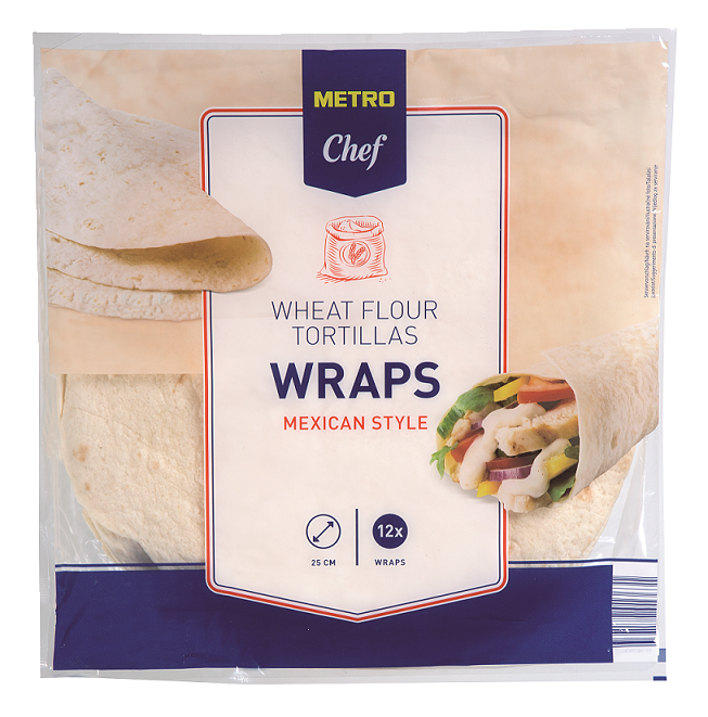 METRO Chef Tortilla “10“ 12 x 62 g
