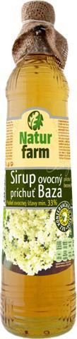 Natur farm Ovocný sirup s príchuťou baza 700 ml