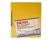 Dosky papierové roc žlté SIGMA 10ks