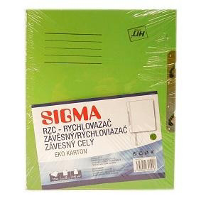 SIGMA Dosky rýchloviazače RZC zelené 10 ks