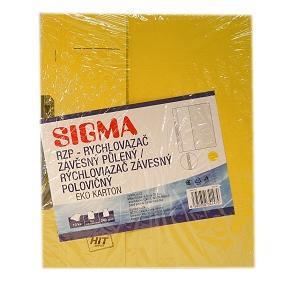 SIGMA Dosky rýchloviazače RZP žlté 10 ks