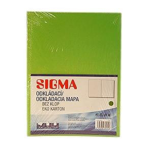SIGMA Odkladacia mapa (dosky) 250 zelené 10 ks