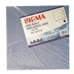 SIGMA Odkladacia mapa (dosky) 251 modré 10 ks