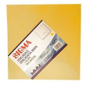 SIGMA Odkladacia mapa (dosky) 251 žlté 10 ks