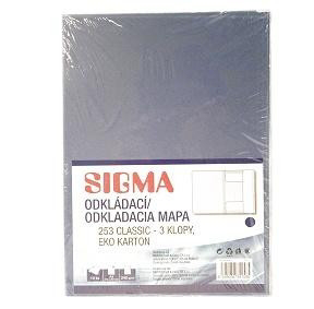 SIGMA Odkladacia mapa (dosky) 253 modré 10 ks