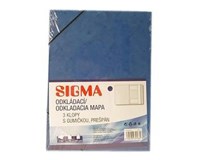 SIGMA Odkladacia mapa (dosky) 253 prešpán modré 5 ks