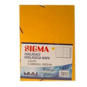 SIGMA Odkladacia mapa (dosky) 253 prešpán žlté 5 ks