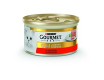 Gourmet Gold hovädzia paštéta pre mačky 1x85 g