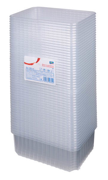 aro Misky obdĺžnikové pp 1000 ml 50 ks