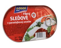 Losoś Filety sleďové v paradajkovej omáčke 1x175 g