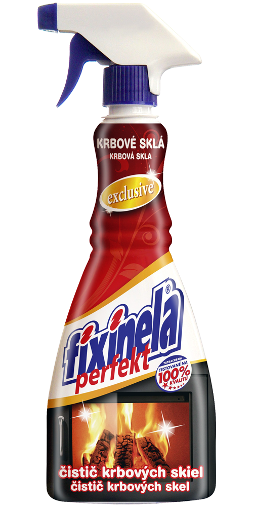 FIXINELA Perfekt Krbové sklo čistiaci prostriedok 2 x 500 ml