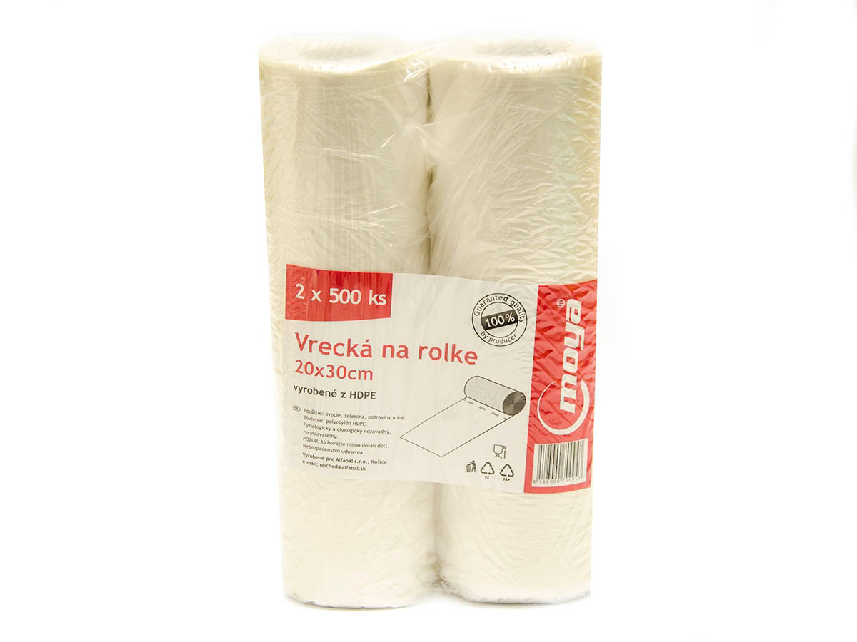moya Vrecká na rolke 20 x 30 cm 2x 500 ks