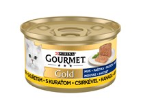 Purina Gourmet Gold paštéta kuracia 1x85 g