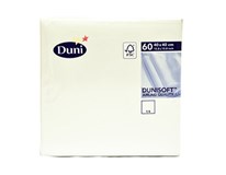 Duni servítky papierové Dunisoft biele 40cm 1x60 ks