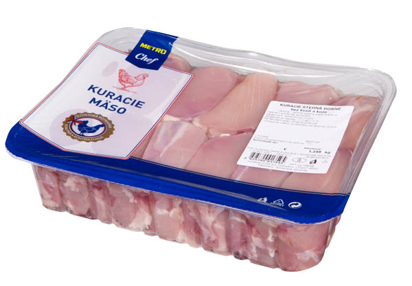 METRO Chef Kuracie stehná horné b. k. a kože SK ochr. atmosf.chlad. váž. cca 1,5 kg