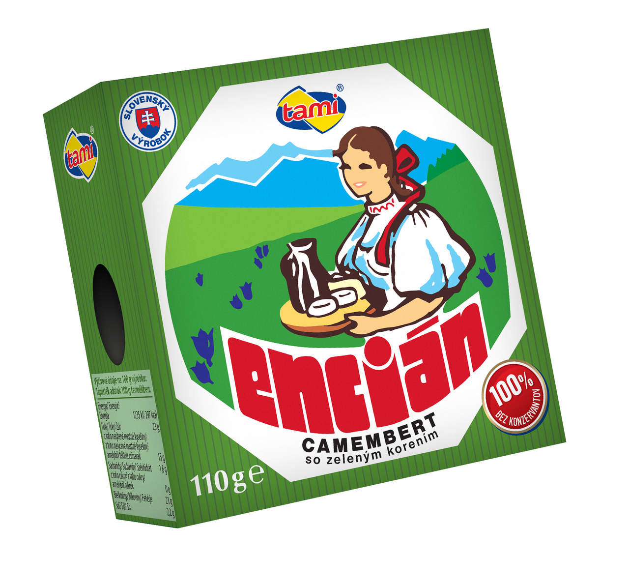 tami Encián so zeleným korením chlad. 110 g