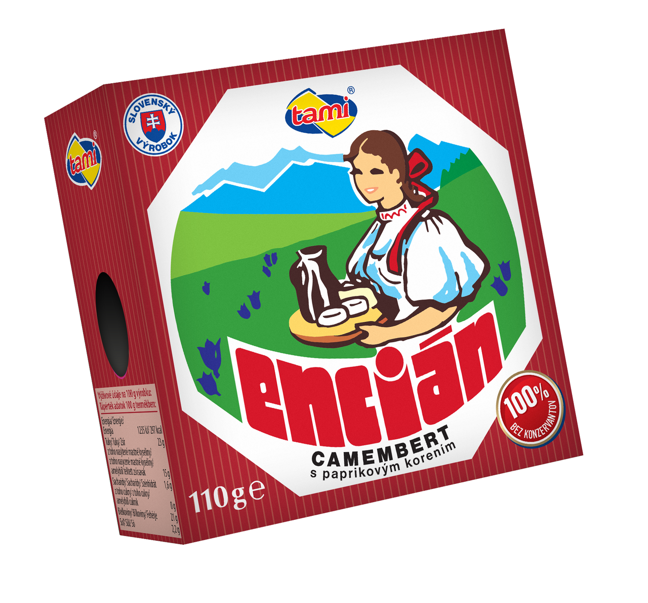 tami Encián s paprikovým korením chlad. 110 g