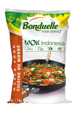 Bonduelle Wok Indonesia zeleninová zmes mraz. 2,5 kg