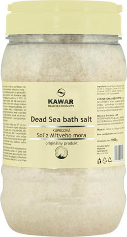 KAWAR Soľ z Mŕtveho mora 2 kg